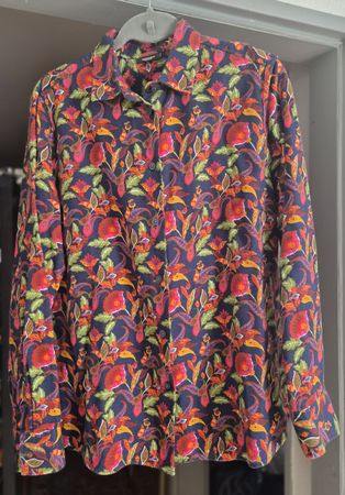 Walbusch schöne Baumwollbluse Gr. 40