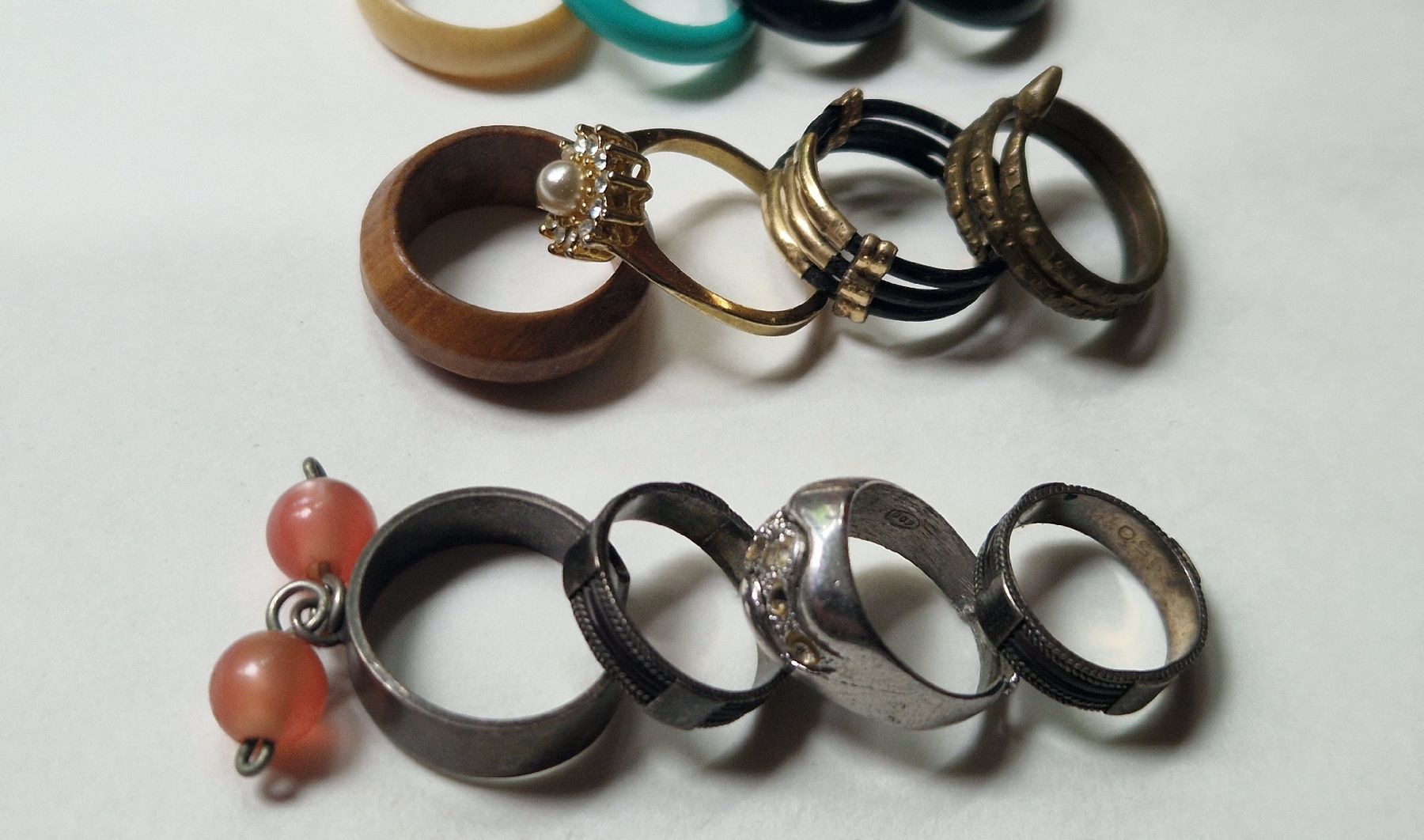 Ringe: 3 alte Silberringe + 9x Modeschmuck – Gebraucht aus Seengen von see_b7wj 4