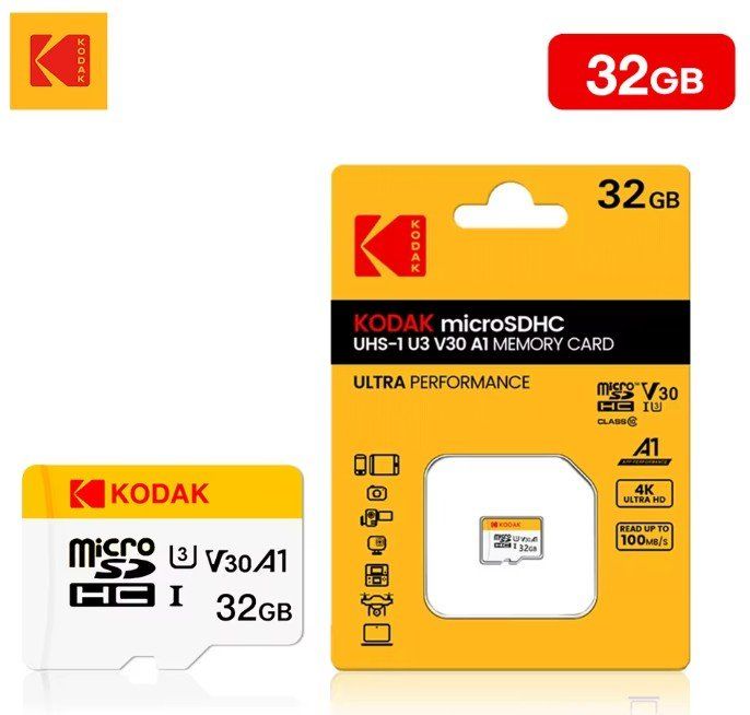Cartes mémoire: KODAK MicroSD 32GB (NEU) – Neuf avec emballage d'origine à Vufflens-la-Ville par Diddix 2