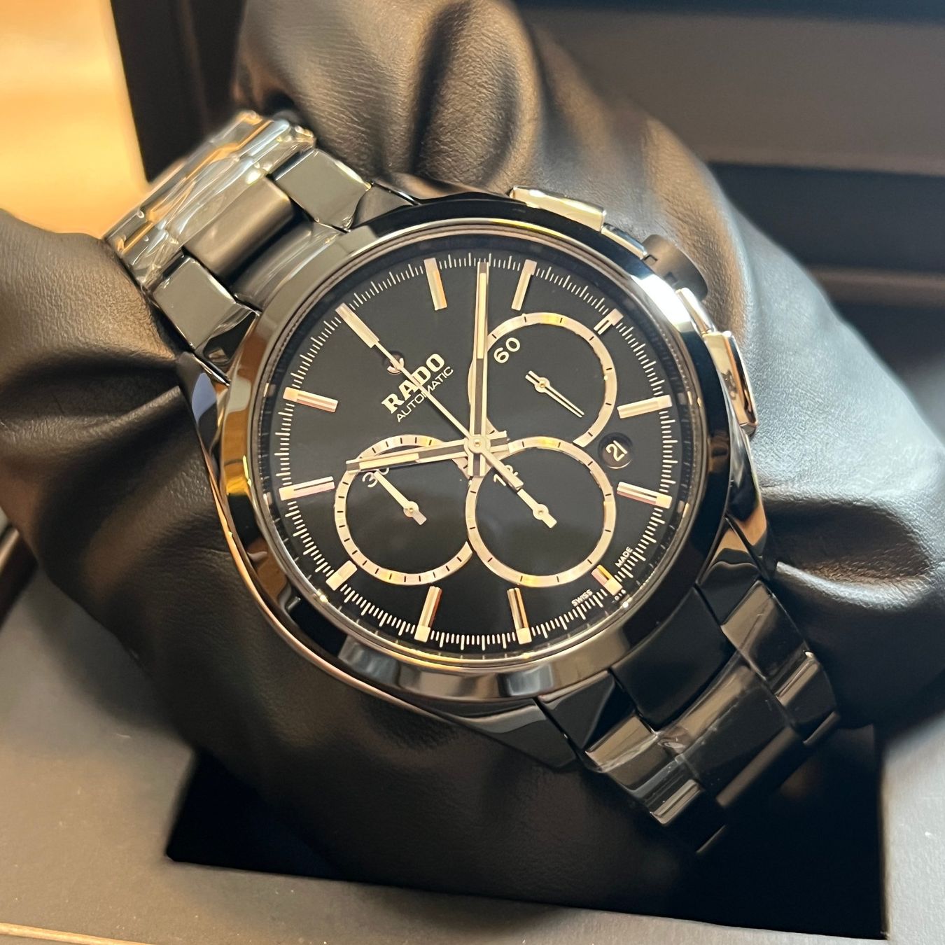 Rado Orologi: Rado HyperChrome Chronograph Full Set 01.650.0275.3.015 – Usato da Carouge GE venduto da Watchaser 7
