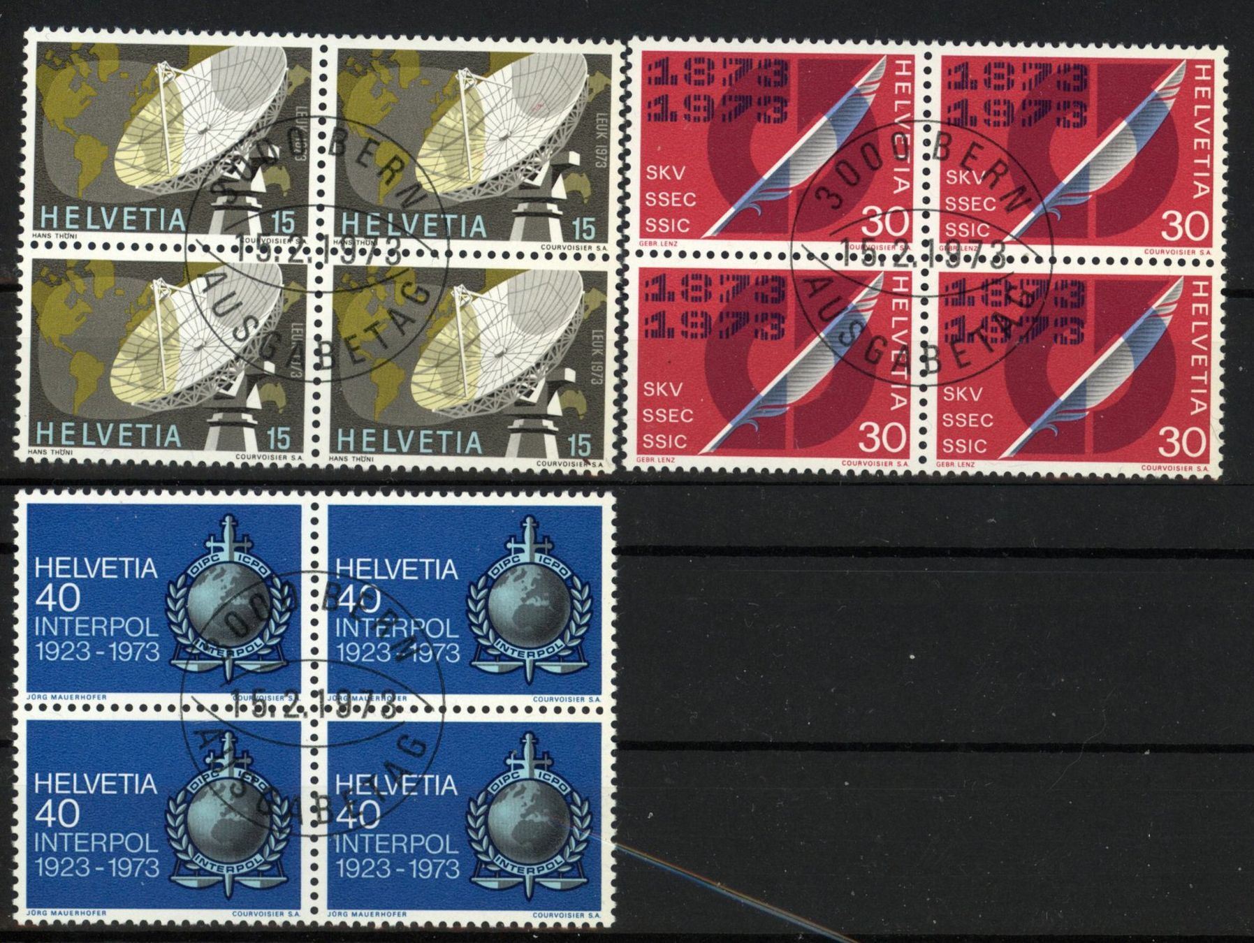 Tutti i francobolli: 1973, Sonderpostmarken I, ET – Usato da Willisau venduto da Vollstempel