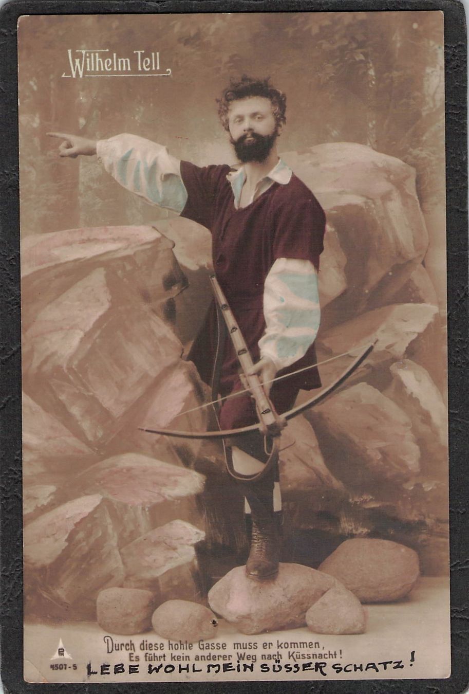 Cartoline postali: #Wilhelm Tell , gel. 1909 – Usato da Reichenburg venduto da Pipo-67