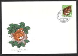 Brief Pro Juventute J216 gest. Zürich 7.12.1966