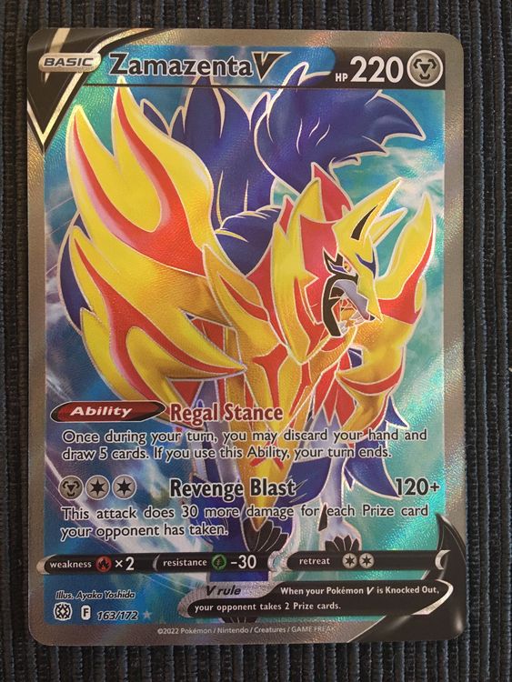 Pokemon Zamazenta V Brilliant Stars EN Booster Frisch | Kaufen Auf Ricardo