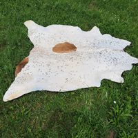 Exklusiver Kuhfell-Teppich – Echtes Rindsleder (Dreifarbig /