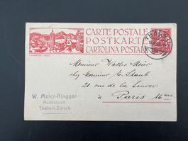 Bilder  Postkarte  Thalwil gestempelt 10.09.1923   (V152)