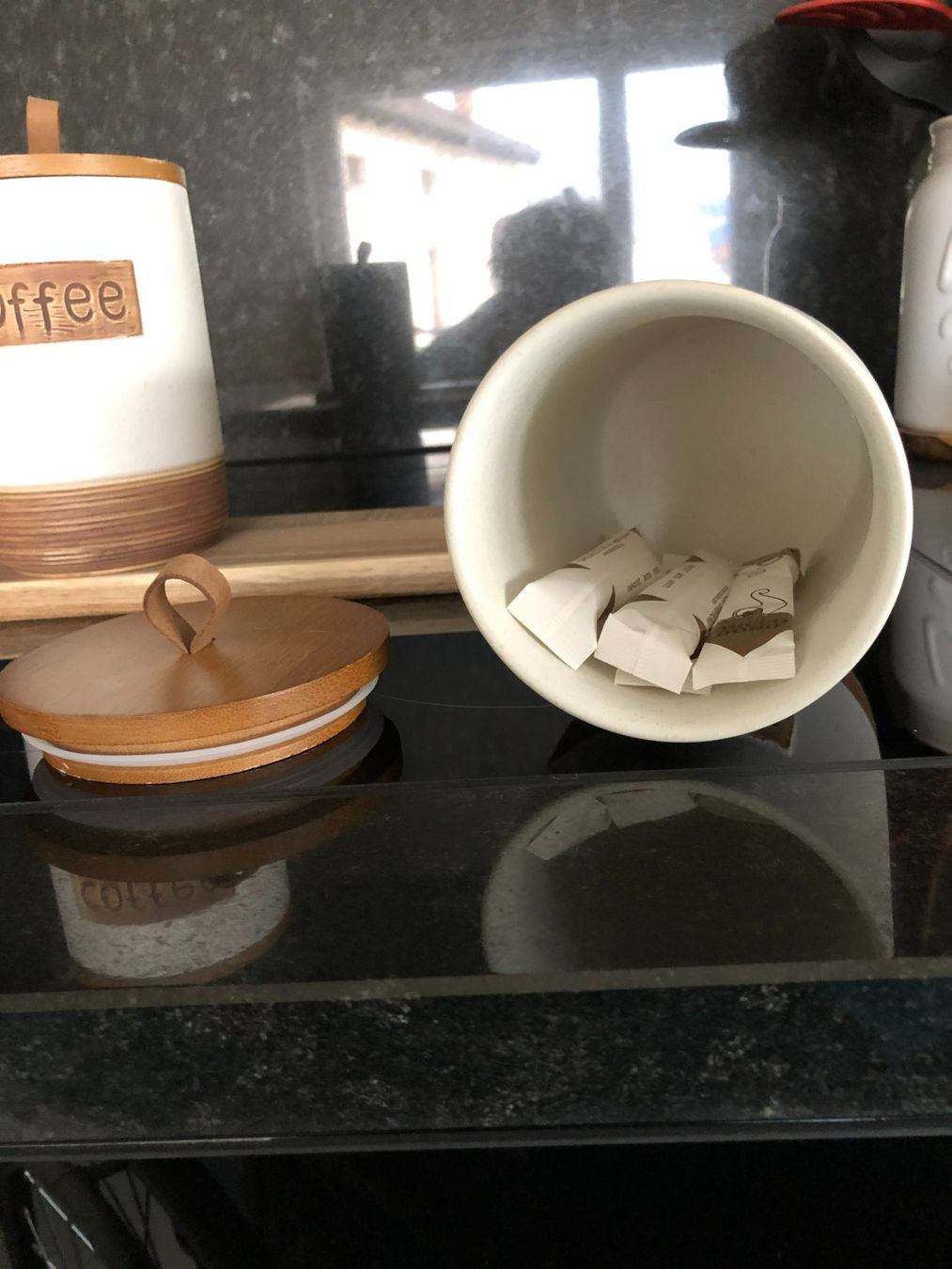 Geschirrsets: NEU Coffee und Sugar Keramik-Set – Neu (gemäss Beschreibung) aus Bellinzona von JackieBlue 2