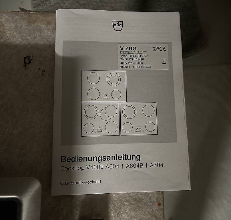 Cucine: Glaskeramik-Kochfeld V-ZUG – Usato da  venduto da  3