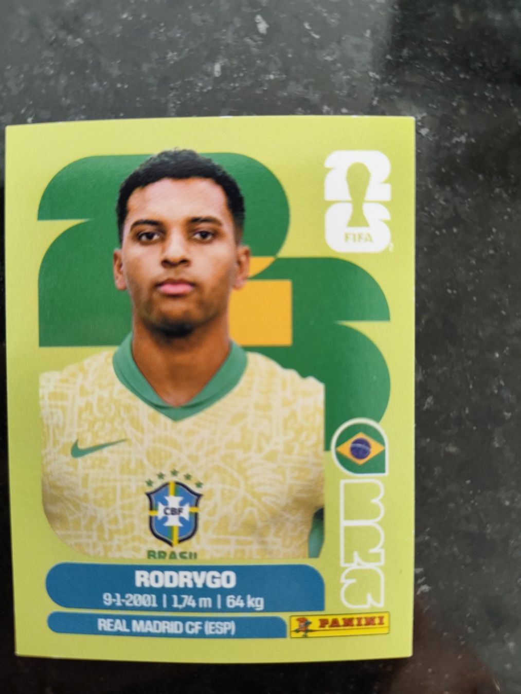 Panini Carte collezionabili: Panini WM 2026 BRA 15, Rodrygo – Usato da Aarburg venduto da gloeckgloeck