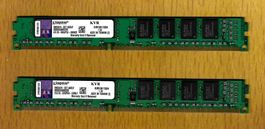 RAM 8GB (2x4GB) Kingston DDR3 1600 CL11