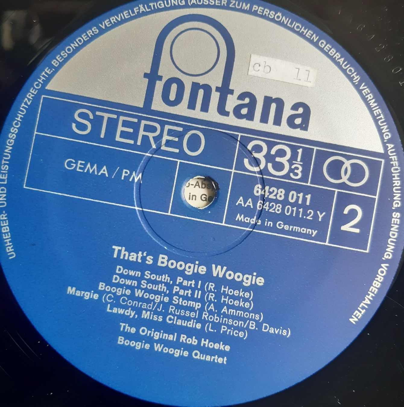 Dischi in vinile: BOB HOEKE BOOGIE WOOGIE QUARTET – Usato da Frick venduto da kyb_yq8h 3