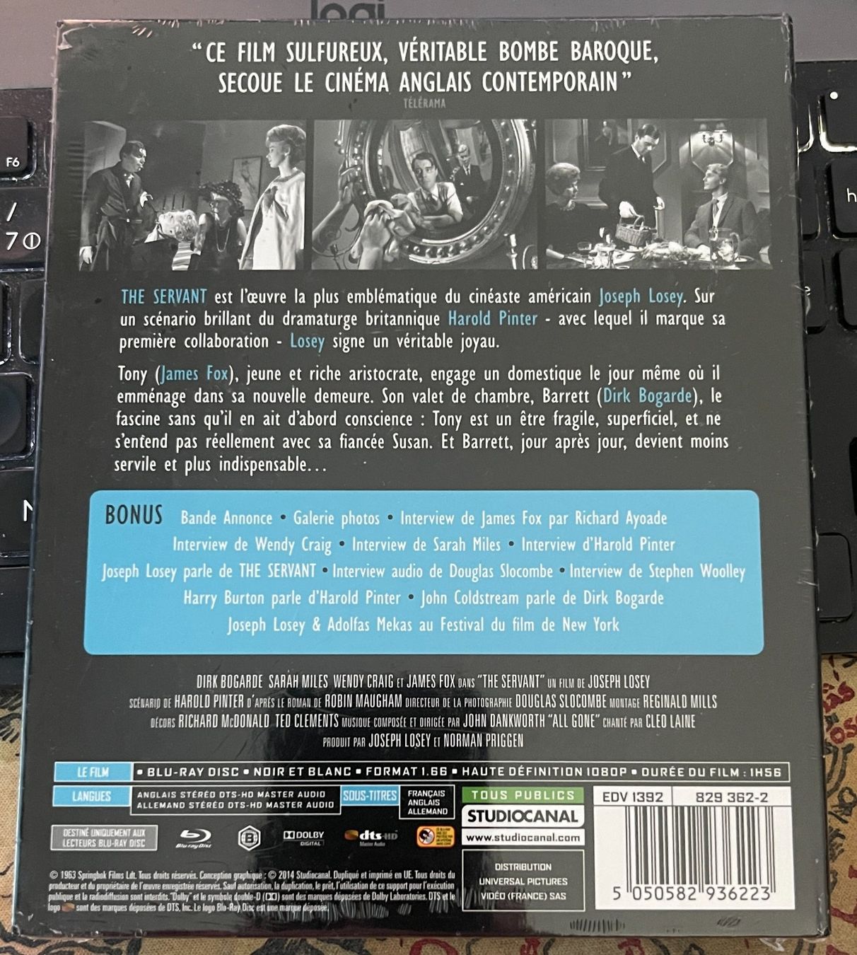 Alle DVDs: The Servant (1963) - Blu-ray – Neu und originalverpackt aus Semsales von __Florian__ 2