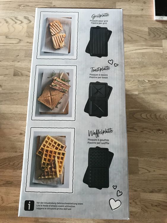 Betty Bossi 3 in 1 Sandwich Maker/ Waffeleisen/ Grillplatte Kaufen auf Ricardo