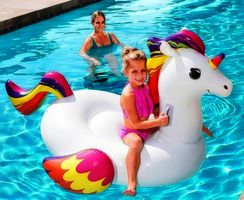 Schwimmgurt Einhorn aufblasbar  Grösse 155 x 119 cm