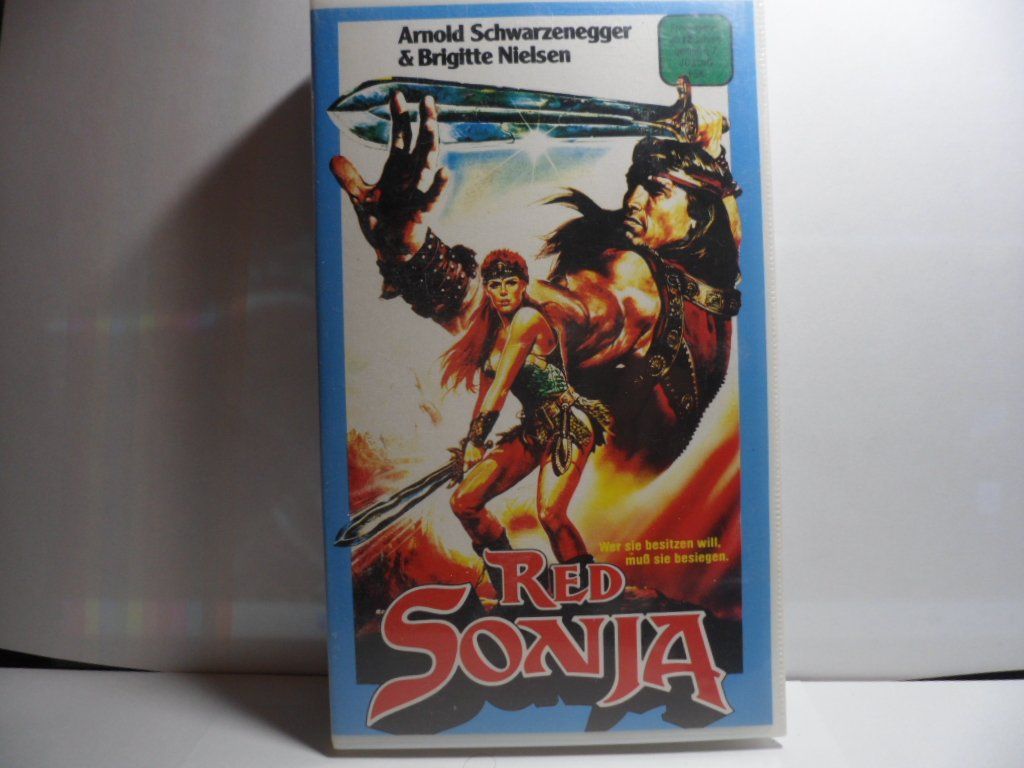 Tutti i VHS: VHS   Arnold Schwarzenegger & Brigitte Nielsen  RED  SONJA – Usato da Langnau i. E. venduto da mar_hw58