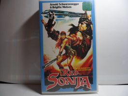 VHS   Arnold Schwarzenegger & Brigitte Nielsen  RED  SONJA
