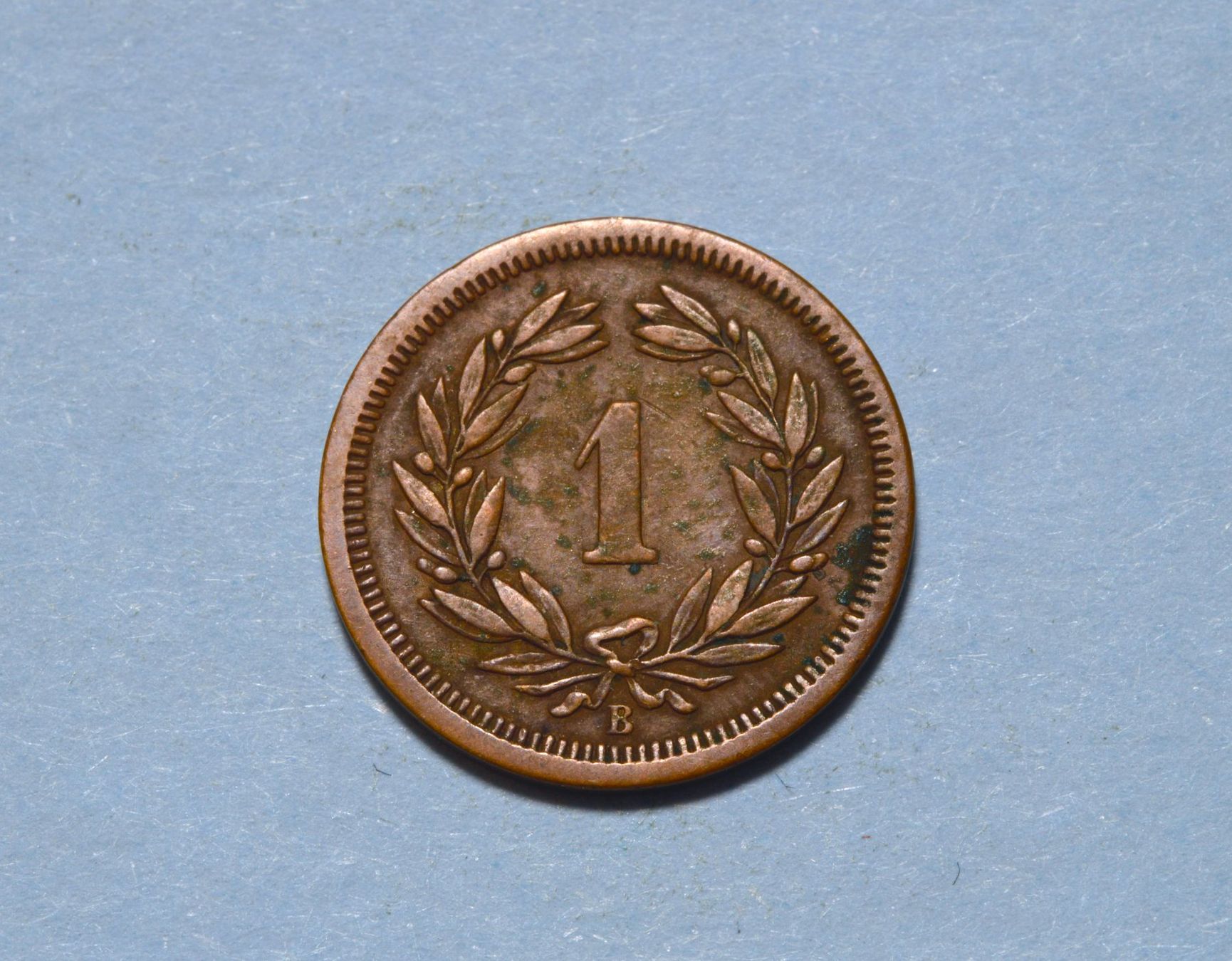 Tutti le monete: 1 Rappen 1872 – Usato da Oberglatt ZH venduto da ZH111 1