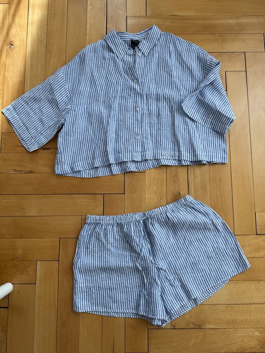 H&M Lotti di vestiti: Neues H&M Leinen Set – Nuovo (secondo la descrizione) da Solothurn venduto da Vintage87