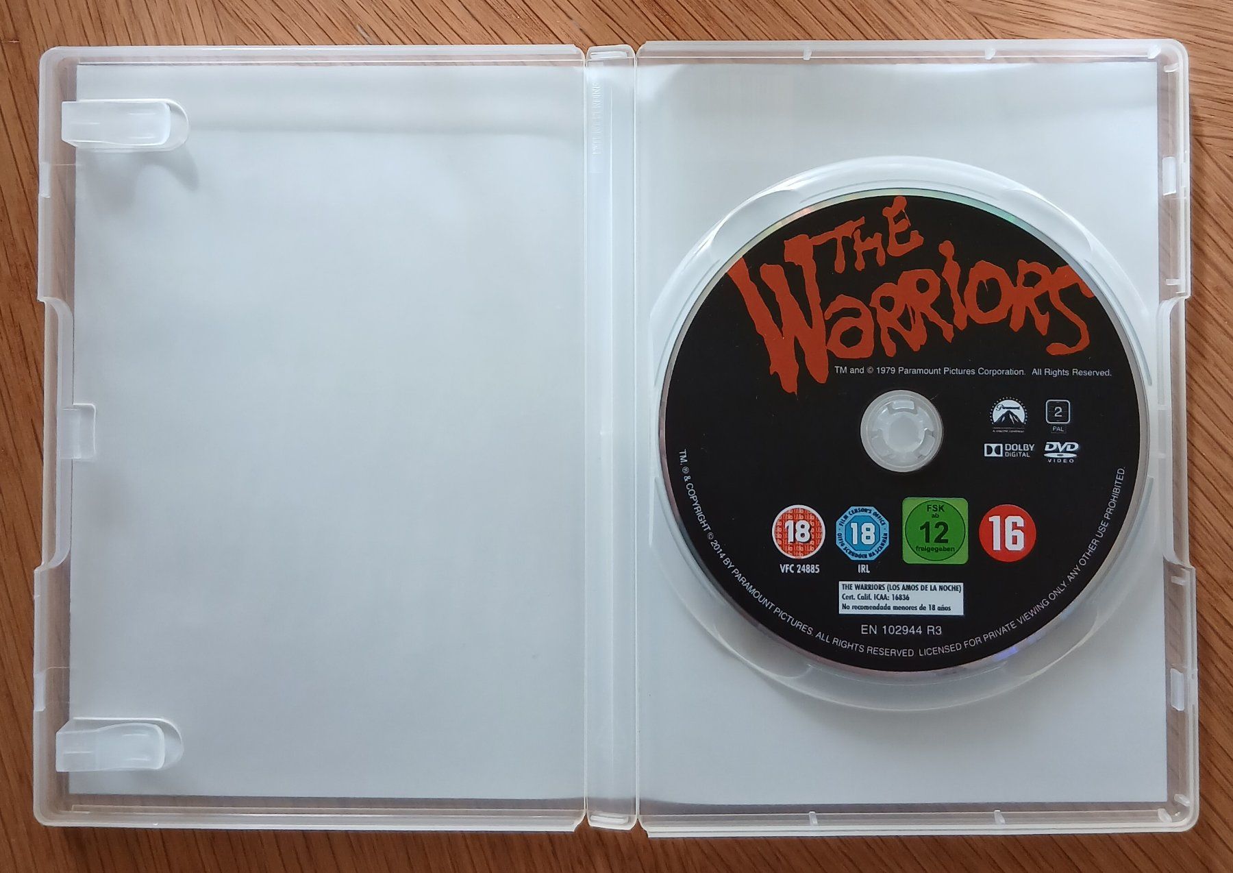 Tutti i DVDs: The Warriors (DVD) TOPZUSTAND – Nuovo (secondo la descrizione) da Nänikon venduto da Skorpion11 2