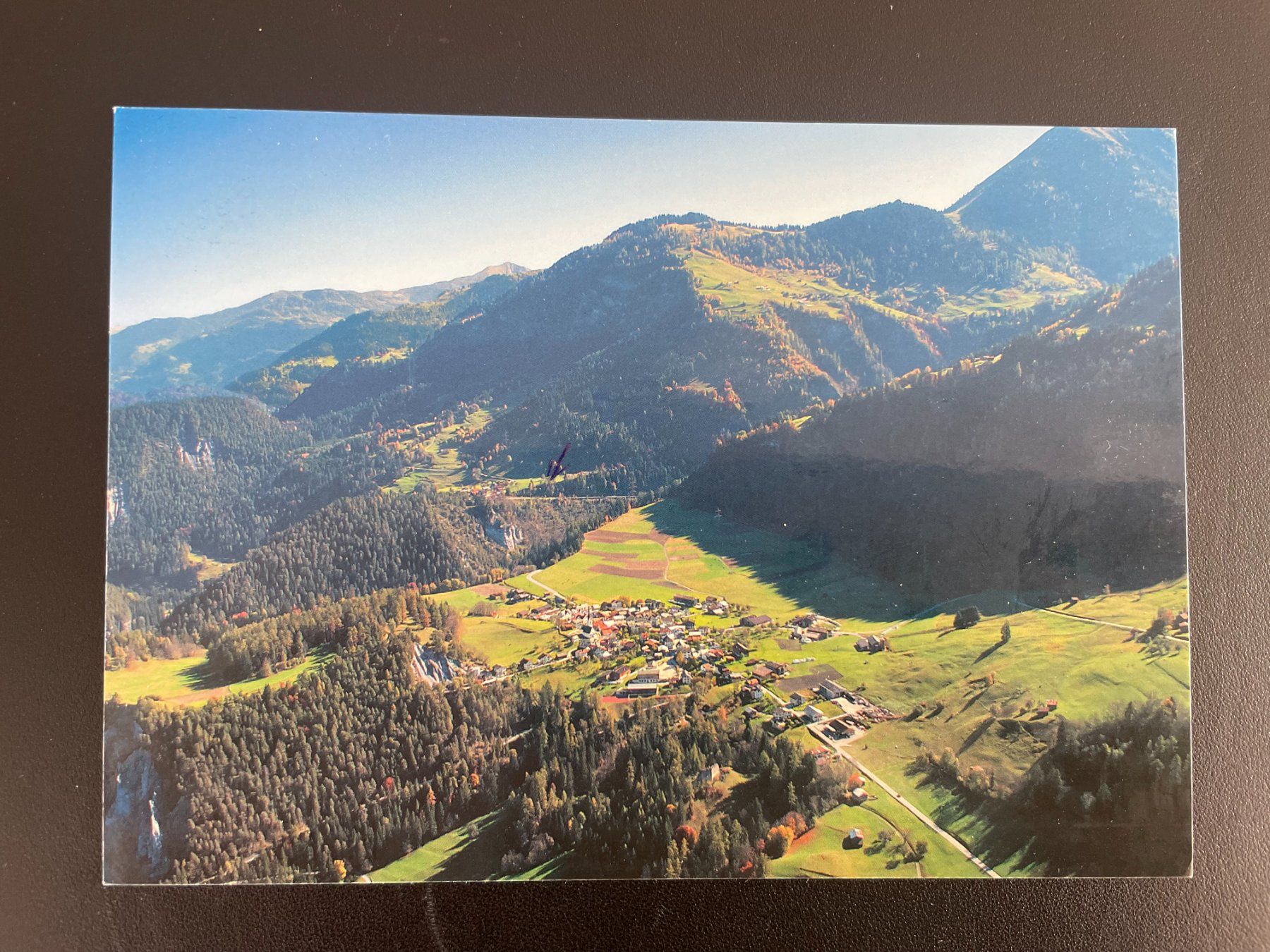 Cartoline postali: AK GR Valendas, Luftaufnahme – Usato da Thal venduto da Danny82