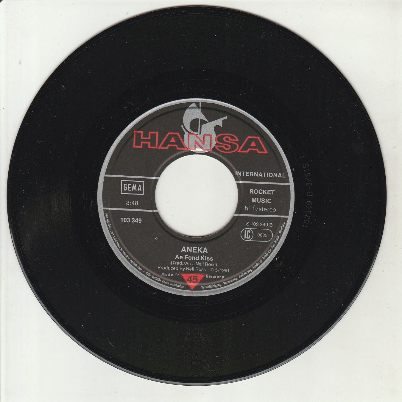 Vinyles: Aneka - Japanese Boy 7" Vinyl 1981 – D'occasion à Tübach par JamesStone 3