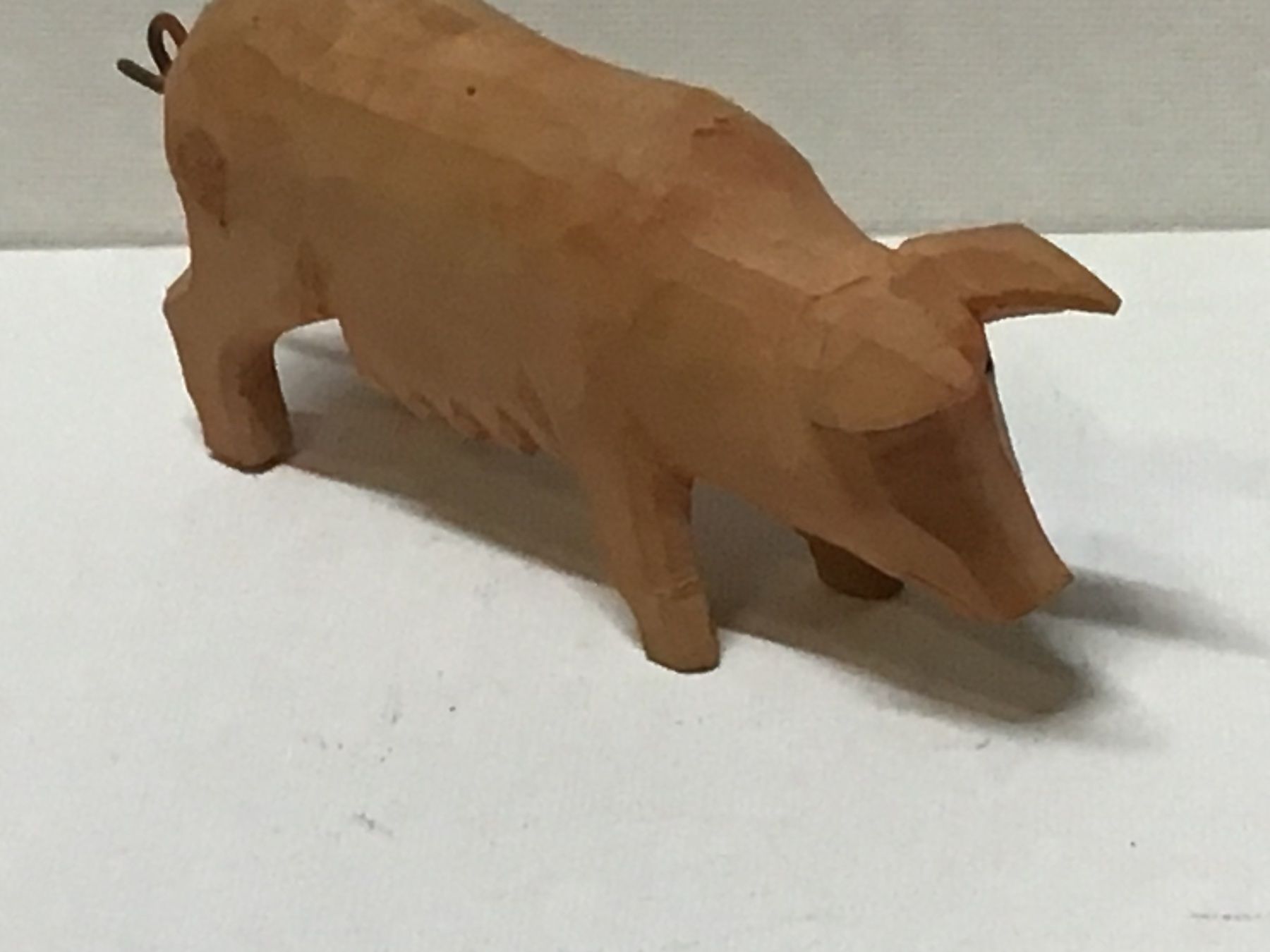 Statuette: Älteres Brienzer Schwein, handgeschnitzt. – Usato da St. Gallen venduto da Goldlilly 3