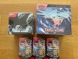 Pokemon: Chaos Rising Set ETB / Display / BB -EN- Sealed