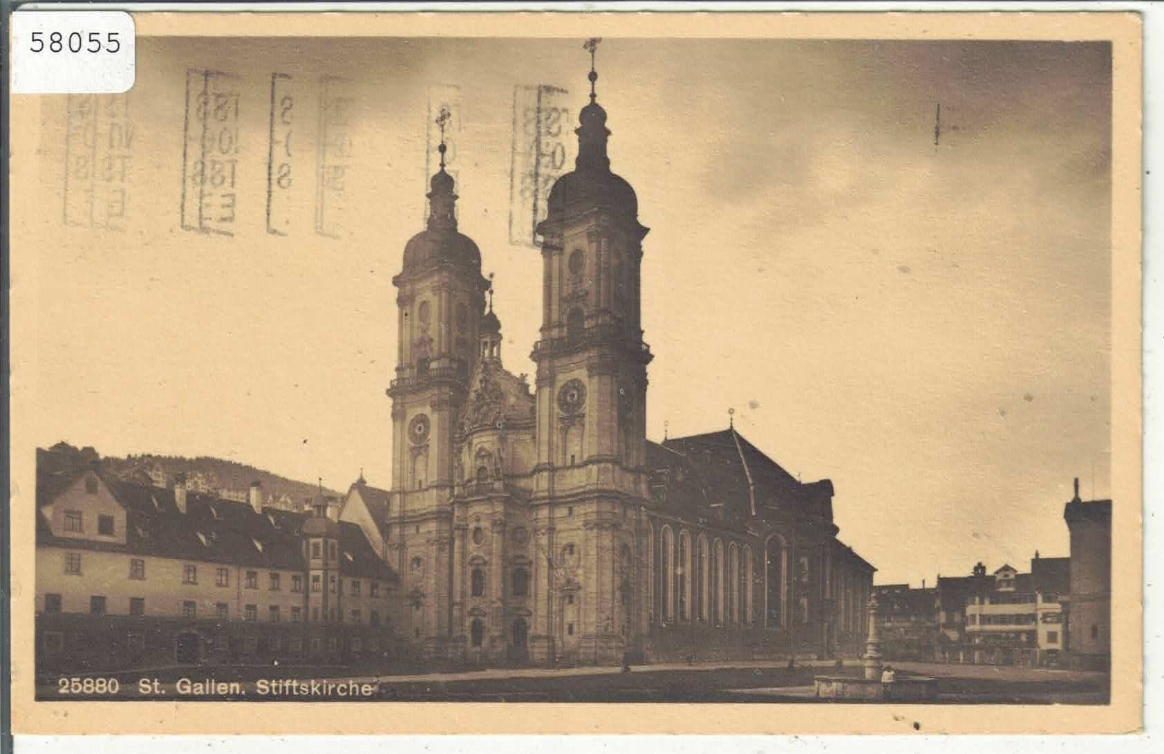 Ansichtskarten: St. Gallen - Stifftskirche – Gebraucht aus Ettingen von Kartenplanet