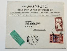 1945 an Maschinenfabrik CHAM ab BEIRUT Lebanon / Libanon