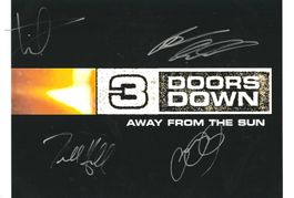 3 DOORS DOWN original in person Autogramm / signiert