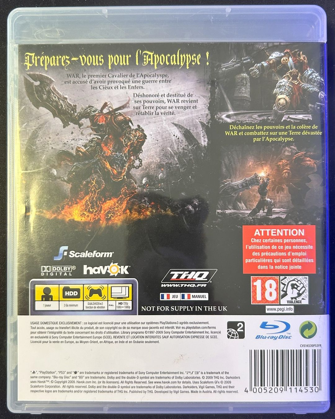 Jeux: PS3 game "Darksiders" – D'occasion à Corminboeuf par Ld6NVToZQe 1