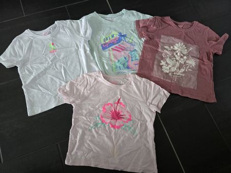4er Set T-Shirts Mädchen Gr.104