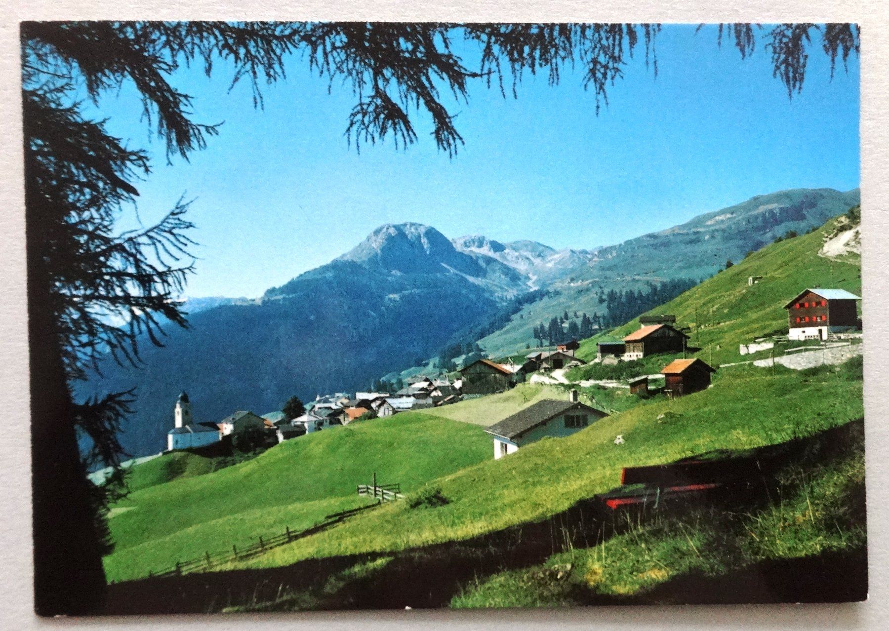 Ansichtskarten: Blick zum Piz Vizan – Gebraucht aus Fétigny von Billy2miny