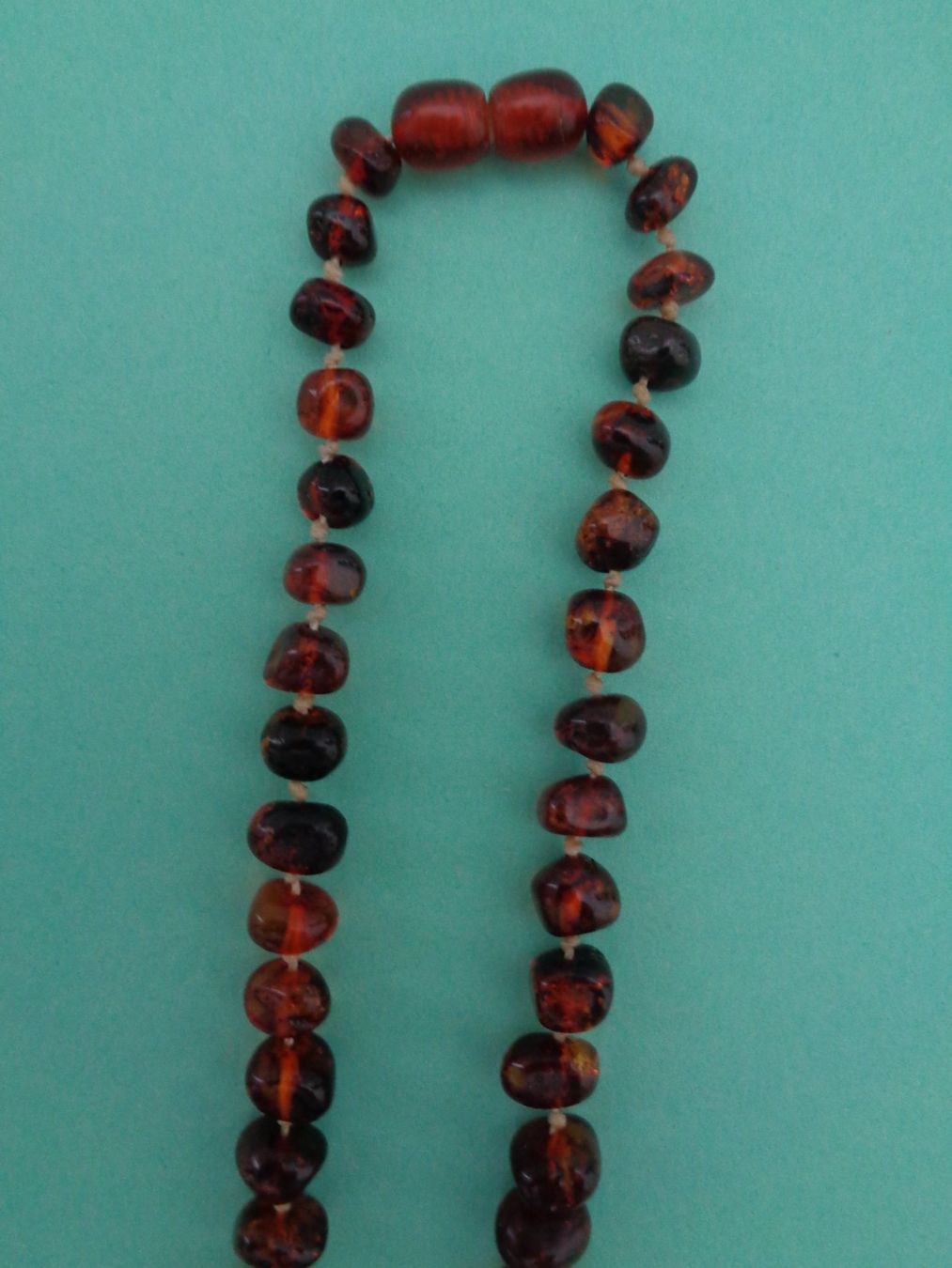 Catenine: Natur Bernstein Kette - Collier  49 cm. – Usato da Chur venduto da omonia 4
