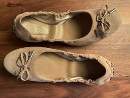 Tod's Ballerinas, Gr. 39, Beige Wildleder, Top Zustand!