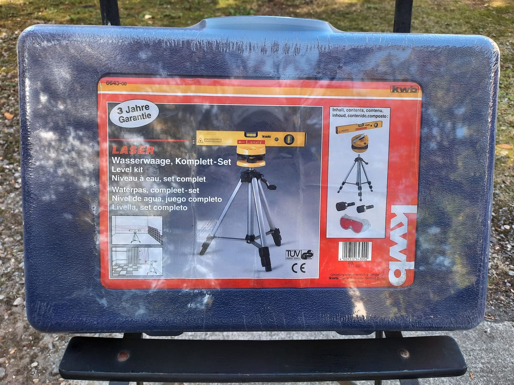 Messen: Laserwasserwaage im Koffer – Neu und originalverpackt aus Basel von usc_hi9