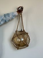 Hängeleuchte Glaskugel und Seil