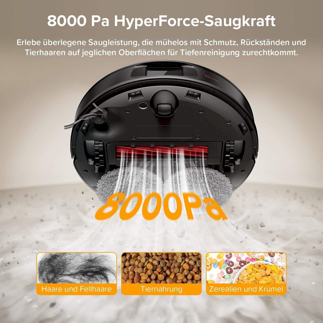 Staubsauger & Zubehör: Roborock QV 35A Saugroboter Schwarz – Neu und originalverpackt aus Bottighofen von zaap 1
