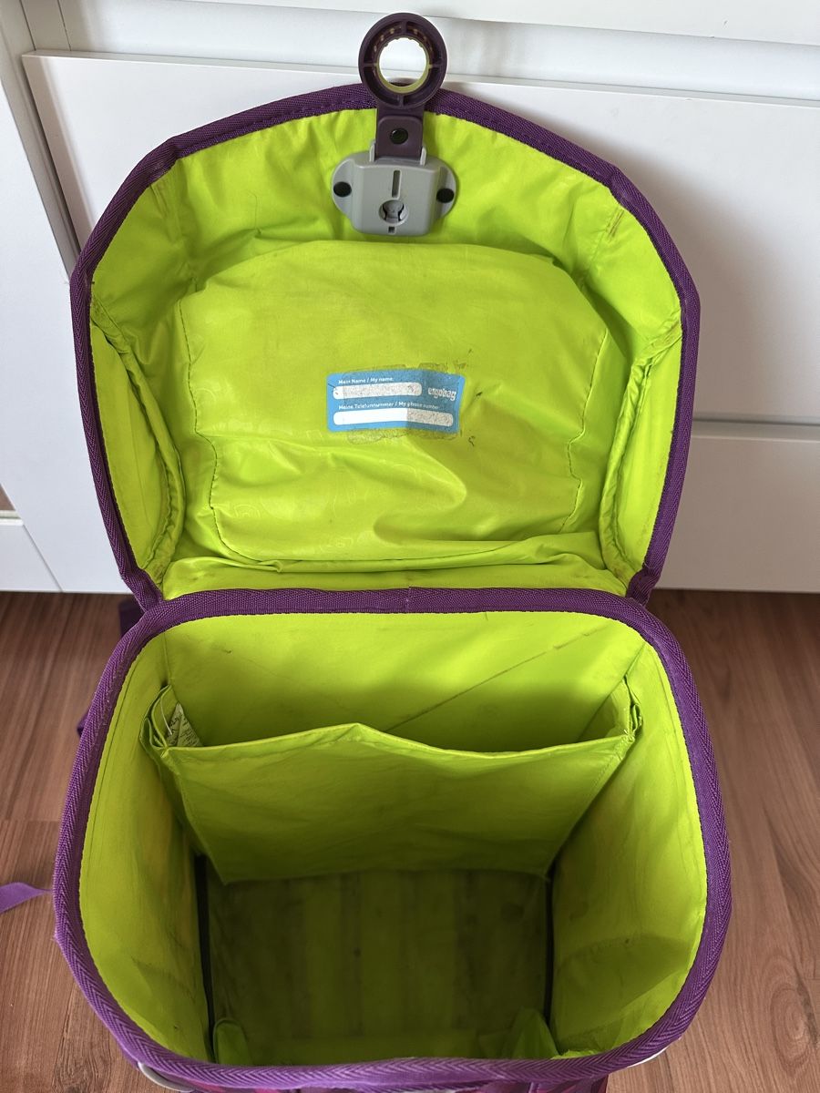 Kindertaschen: Ergobag School Backpack Purple Pattern Used – Gebraucht aus Schindellegi von kim_n6kq 3