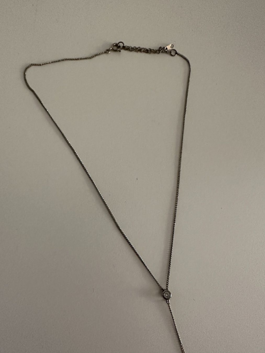 Colliers: Minimalistische Silber Kette mit Stab-Anhänger – D'occasion à Zürich par Diazaio 2