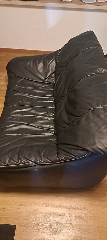 Divani: Leder Sofa Set 2-Teilig schwarz – Usato da Bronschhofen venduto da Bonny13 4