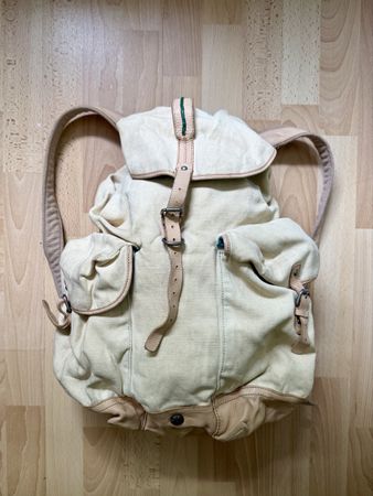 Stress by NAVYBOOT SBNB Vintage Rucksack, Beige