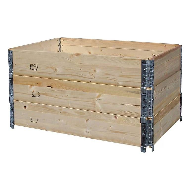 Pallets: Hochbeet / 2x Palettenrahmen 120x80x20 – Usato da basel venduto da Jaminbenjamin 2