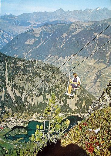 Cartoline postali: CHAMPEX télésiège de la Breya – Usato da Jona venduto da philajona