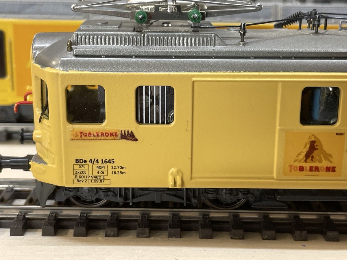 SBB CFF FFS Hag H0 BDe 4/4 1645 Toblerone Zug TOP Zustand! (Neu (gemäss ...