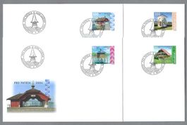 2004, ILLUSTR. FDC PRO PATRIA, EINZELWERTE