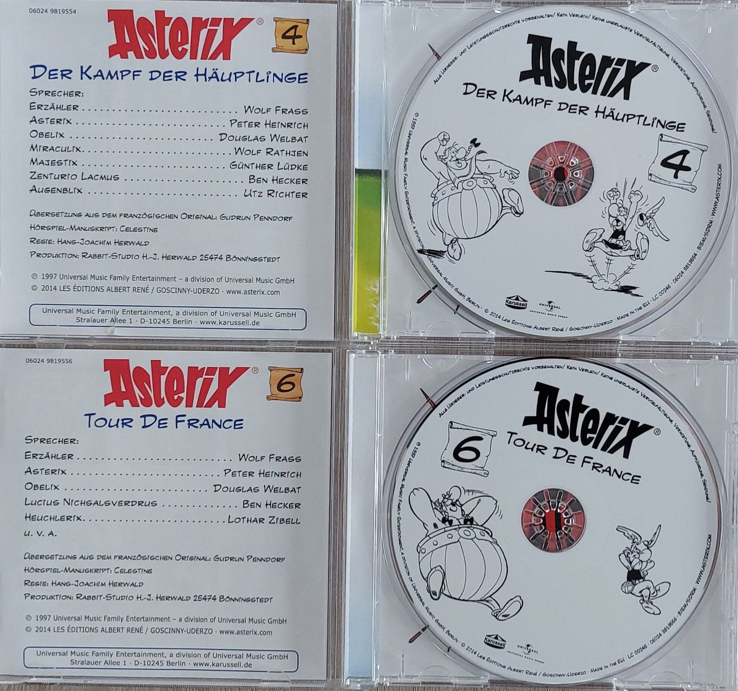 CD: ASTERIX UND OBELIX / 2 CD's – Usato da Mellingen venduto da esteini4 2