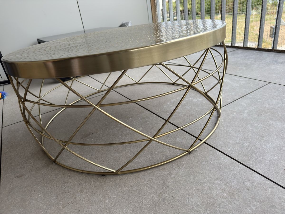 Tische: Beistelltisch Metall goldfarben – Gebraucht aus Hombrechtikon von Sven_Gerber 2