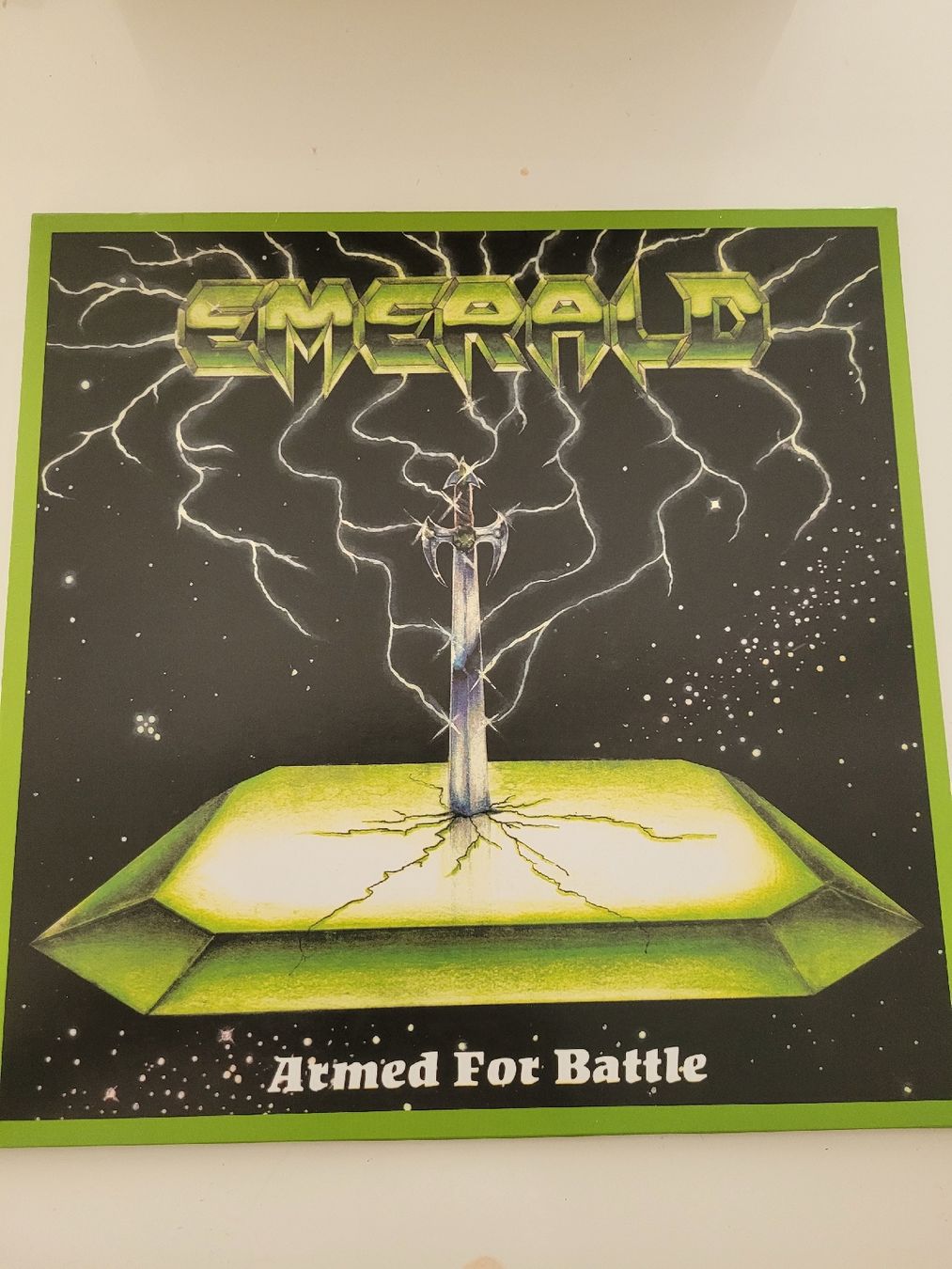Dischi in vinile: Emerald - Armed For Battle Ltd. Green Vinyl LP – Usato da Münsingen venduto da Drachenwurst