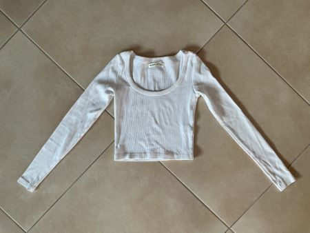 Langarmshirt weiss Pull&bear Gr. XS
